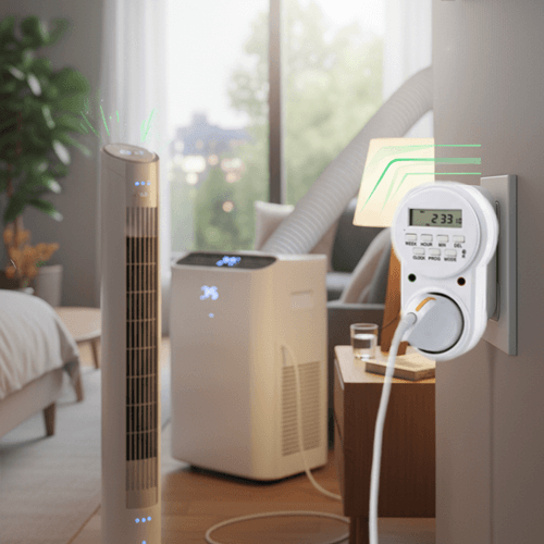 Smart Plug économie d'énergie sur un climatiseur et un ventilateur